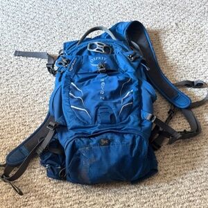 Osprey Raptor 14 Postal Blue biking backpack - very good condition!